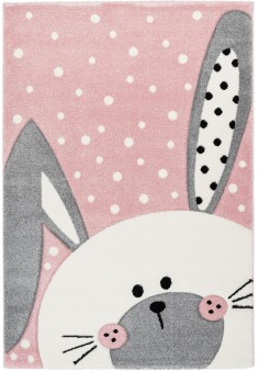 Tapis Lapin rose mignon