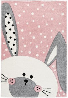 Tapis Lapin rose mignon 2