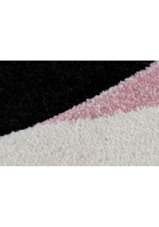 Tapis pingouin rose pour enfants