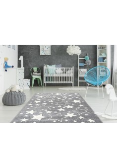 Tapis étoilé argenté pour enfants 2