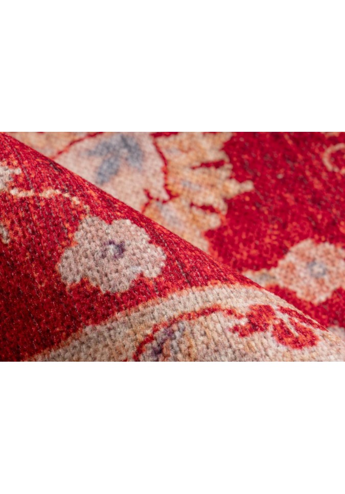 Tapis à poils plats Rouge - Faye 625