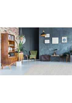 Tapis Design Prime 110 Gris et Blanc 2