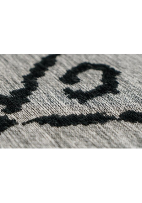 Tapis Vintage - River 110 Gris / Noir
