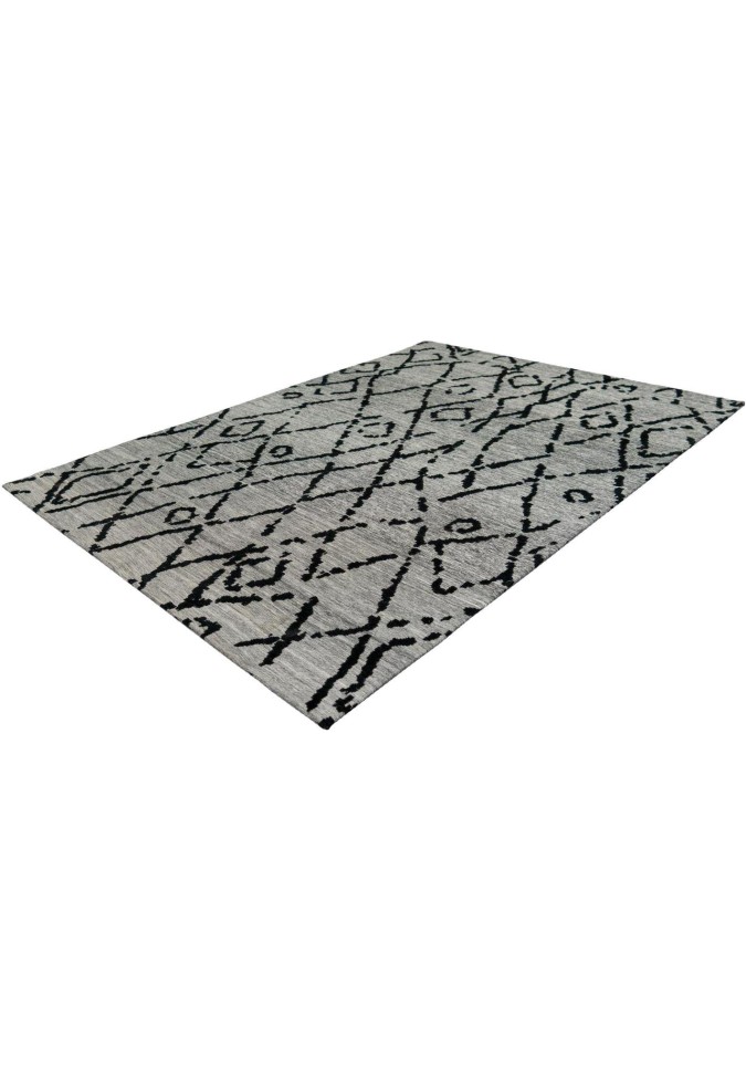 Tapis Vintage - River 110 Gris / Noir