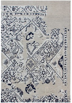 Tapis Vintage River 120 Gris / Blanc