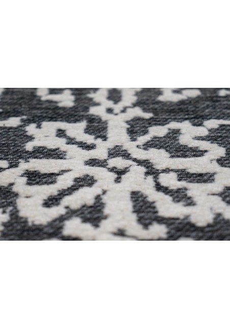 Tapis Vintage - River 130 Gris anthracite