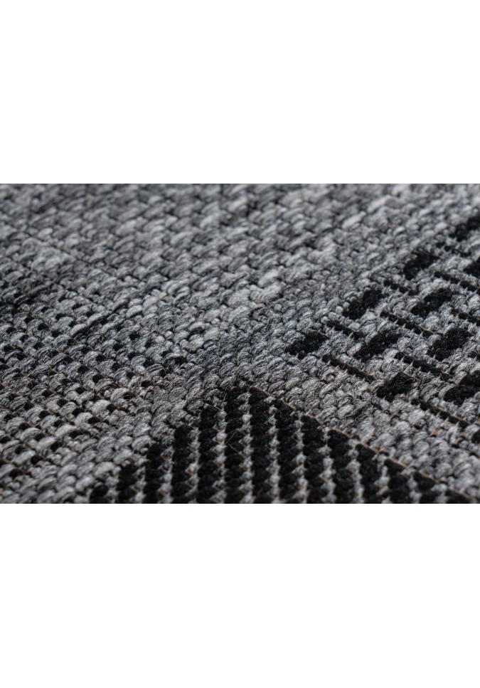 Tapis Tressé Indonesia Gris