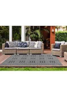Tapis Tressé Indonesia Gris 2