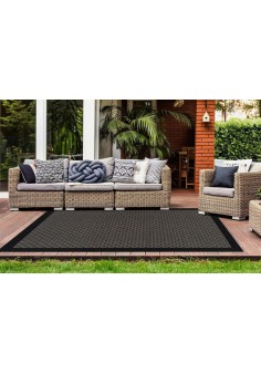 Tapis tressé Indonesia Taupe 2