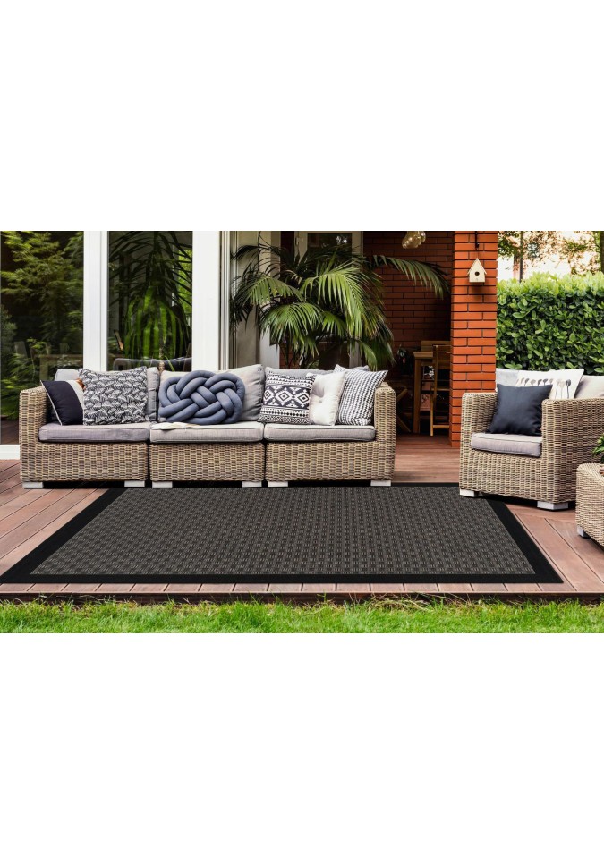 Tapis tressé Indonesia Taupe