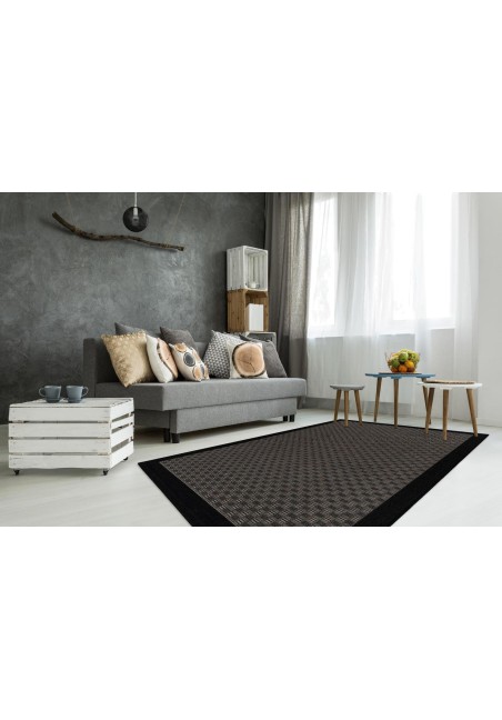 Tapis tressé Indonesia Taupe