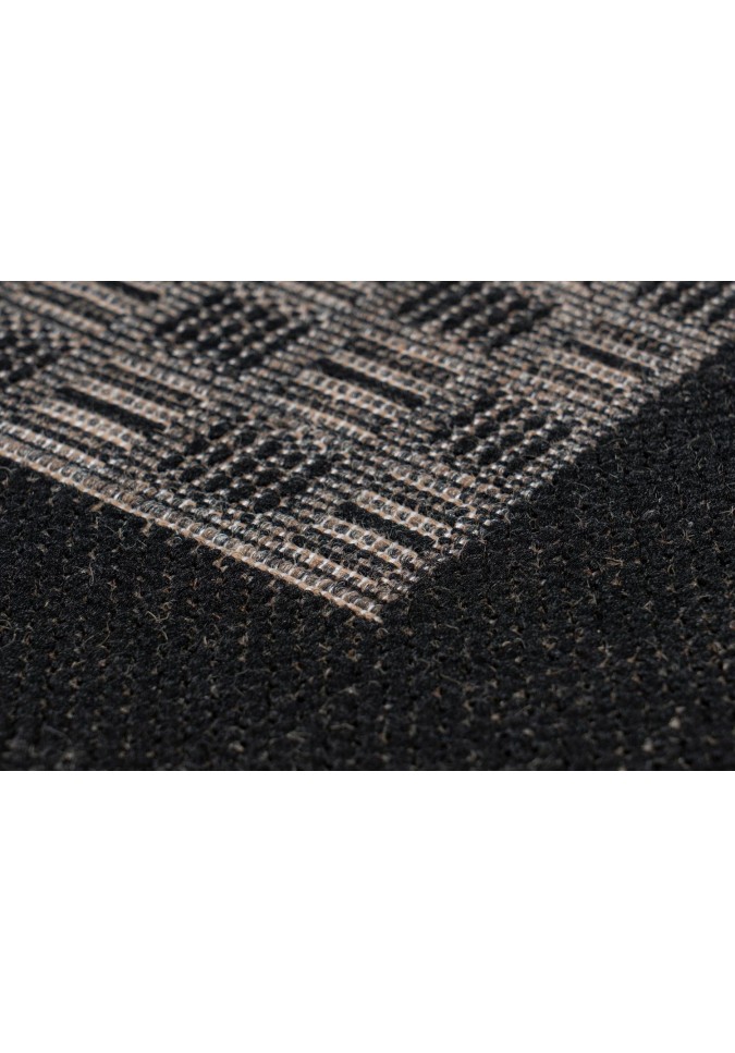 Tapis tressé Indonesia Taupe