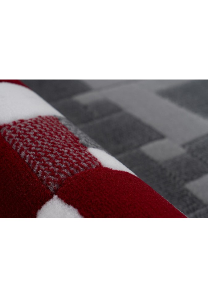 Tapis Design - Multicolore / Rouge - Vancouver 210