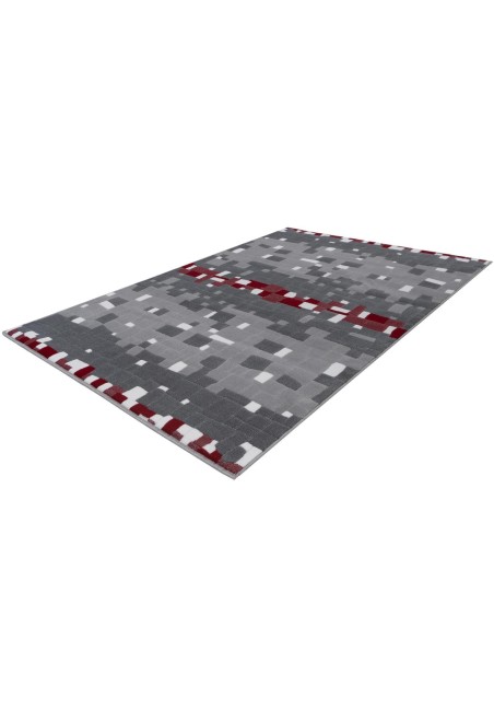 Tapis Design - Multicolore / Rouge - Vancouver 210