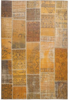 Tapis à poils plats Doré - Faye 525