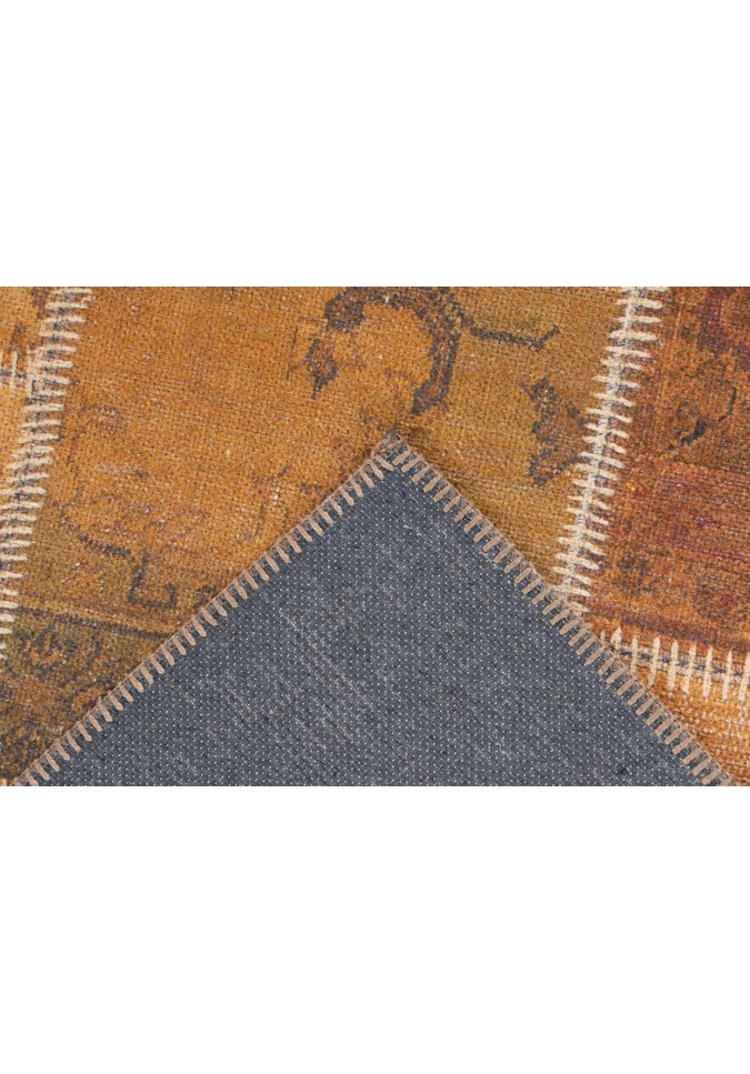 Tapis à poils plats Doré - Faye 525