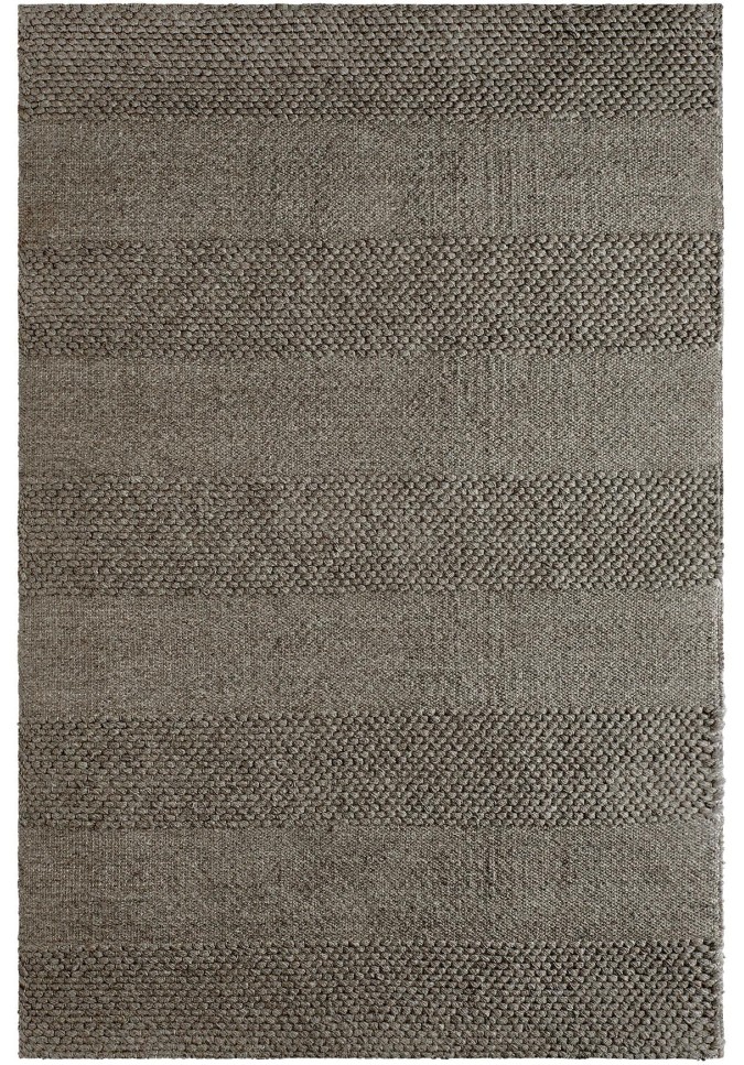 Tapis 100% Laine Taupe - Dakoka