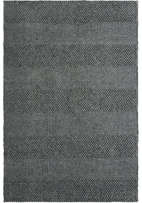 Tapis 100% Laine Gris Béton - Dakoka