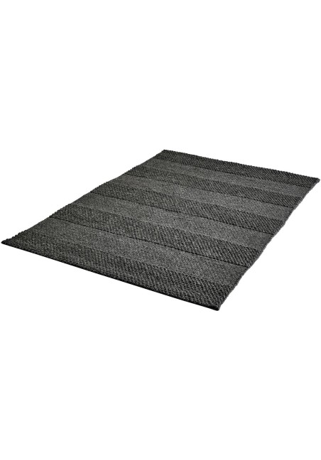 Tapis 100% Laine Gris Béton - Dakoka