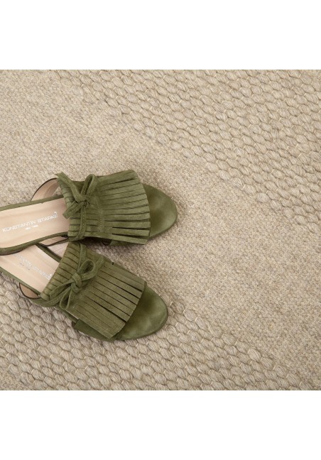 Tapis en laine Gris - Dakoka