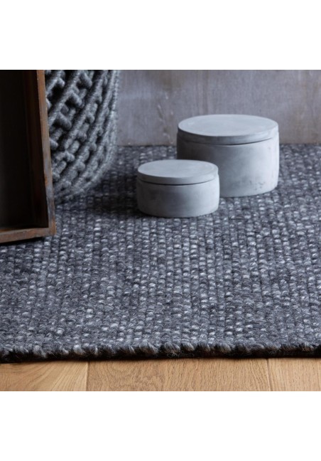 Tapis Laine - My Eskil 515 - Gris Anthracite