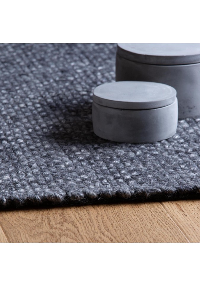 Tapis Laine - My Eskil 515 - Gris Anthracite