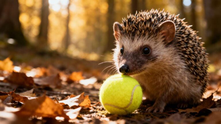 Pourquoi une simple balle de tennis peut décider de la survie des hérissons cet hiver
