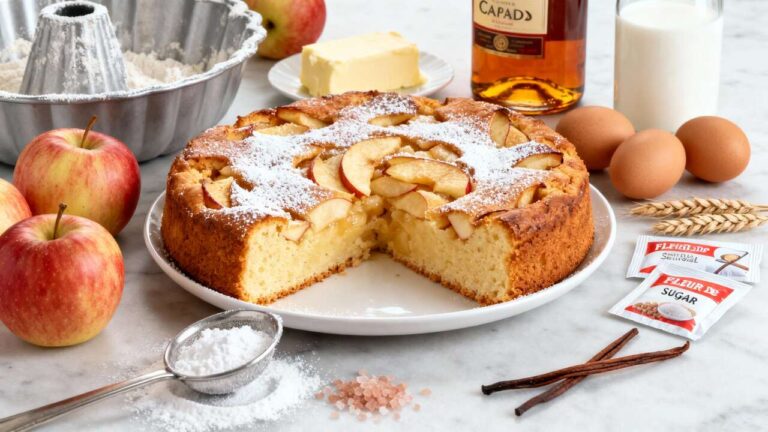 Julie Andrieu dévoile son gâteau aux pommes préféré « largement meilleur qu’une simple tarte »