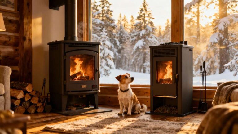 Poêles à bois vs granulés, lequel est vraiment le plus économique ? Voici enfin la réponse définitive