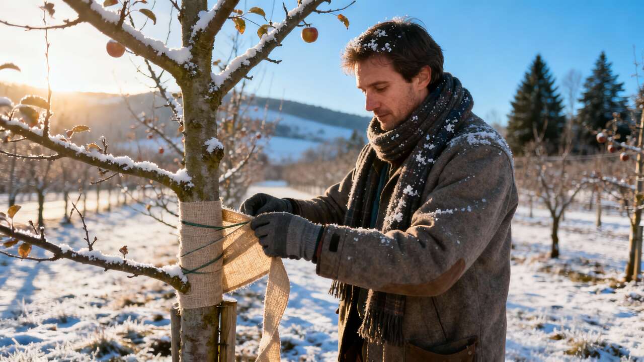 Ce rituel protège vos arbres fruitiers des insectes tout l’hiver (même sans aucun pesticide)