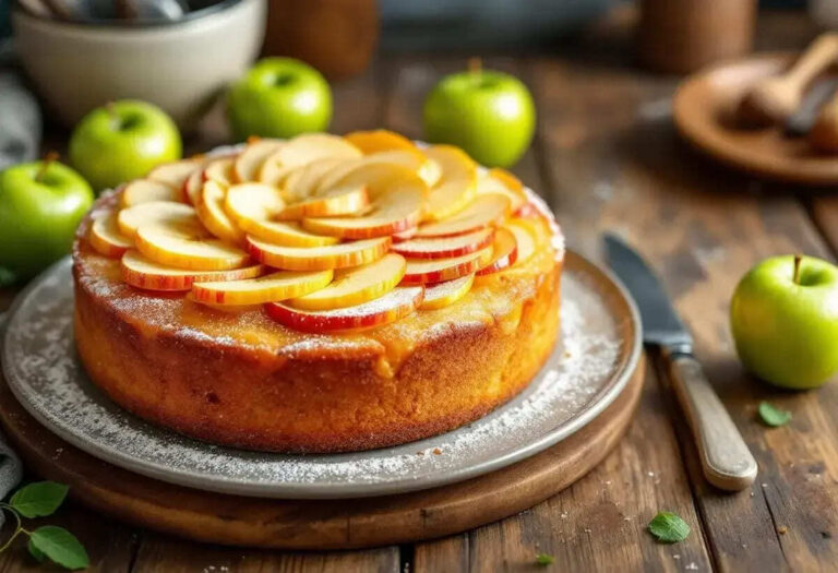 Julie Andrieu dévoile son gâteau aux pommes préféré « largement meilleur qu’une simple tarte »