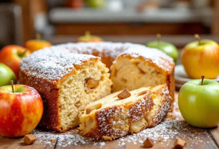 Ce gâteau aux pommes moelleux fait fondre tout le monde