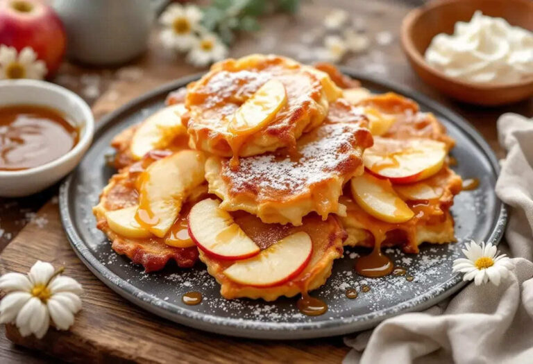 Apfelkiechle : la fusion gourmande entre beignet aux pommes et crêpe