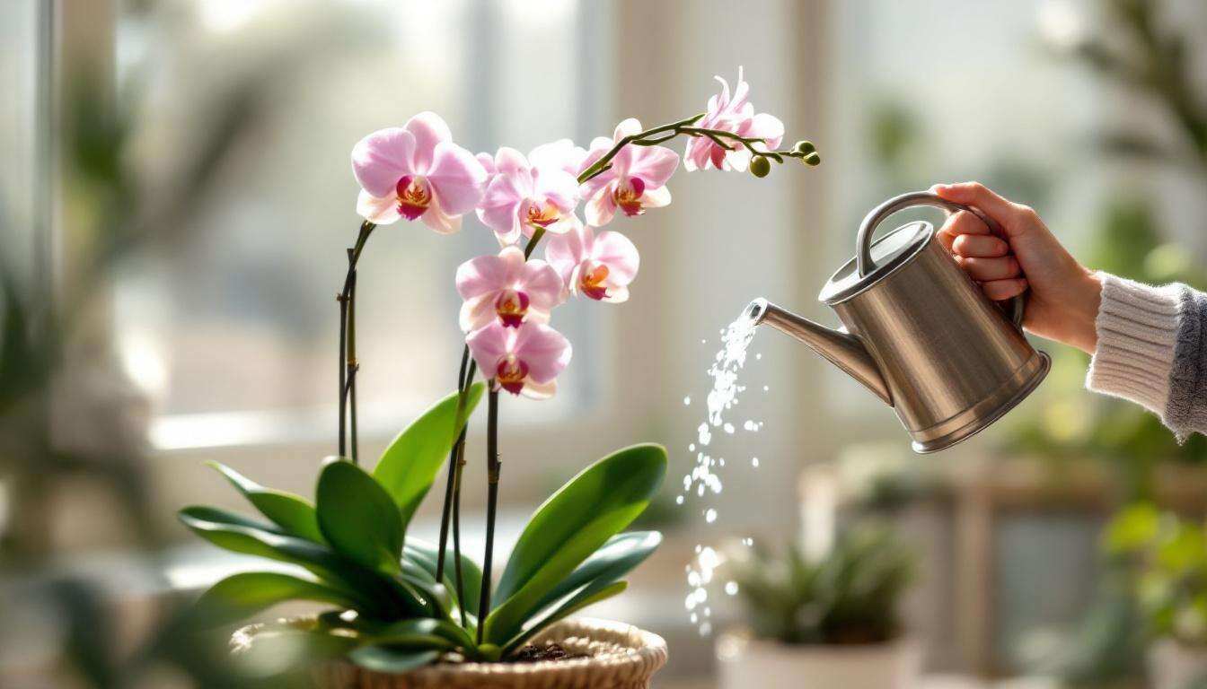 Ce geste simple pour arroser vos orchidées en hiver sans les abîmer : les astuces à connaître pour éviter la pourriture des racines