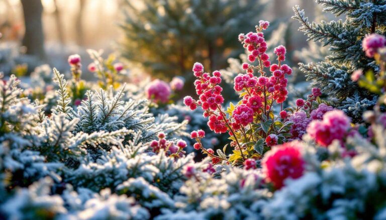 Protégez votre jardin cet hiver : astuces essentielles pour éviter les dégâts du froid et garder un espace vivant et coloré