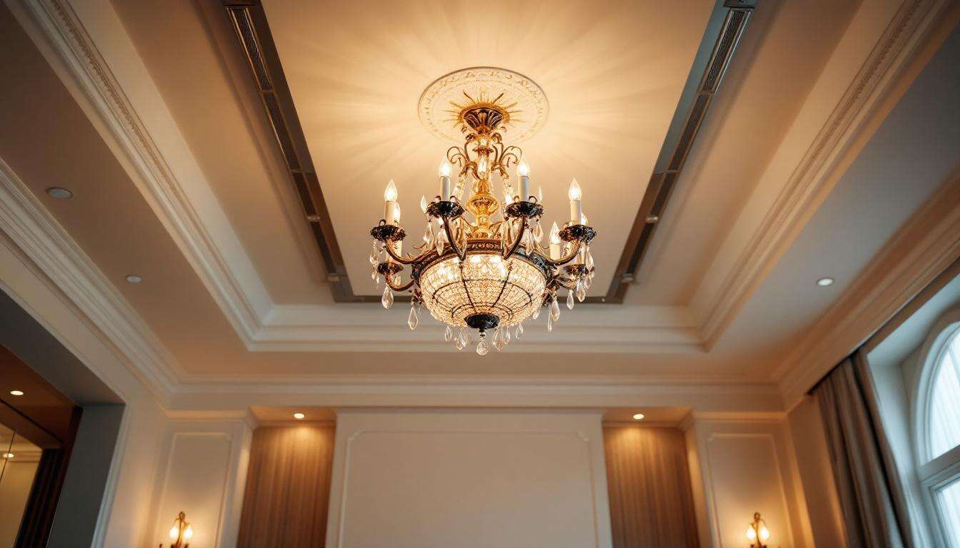 Le piège à éviter quand on fixe un luminaire lourd au plafond : cette fixation oubliée fait toute la différence