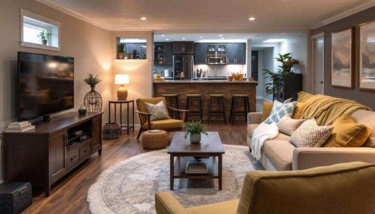 Ce propriétaire a transformé son sous-sol brut en pièce à vivre en 100 jours, avec un petit budget : des idées futées à copier quand on manque de place