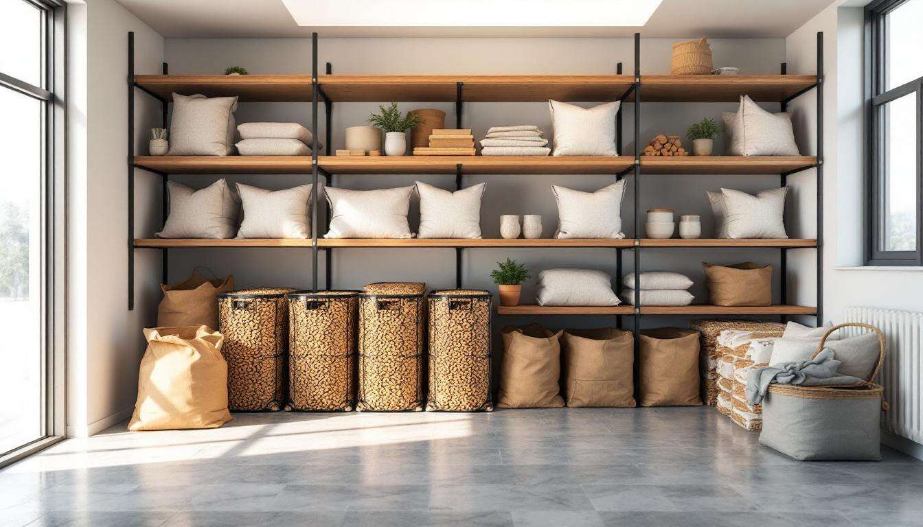 Optimisez enfin le rangement de vos pellets à la maison : ce qui marche vraiment pour un rangement net et efficace