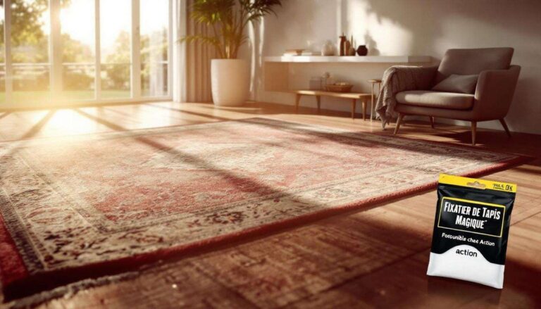 Cet article parfait vendu chez Action pour fixer vos tapis à la maison