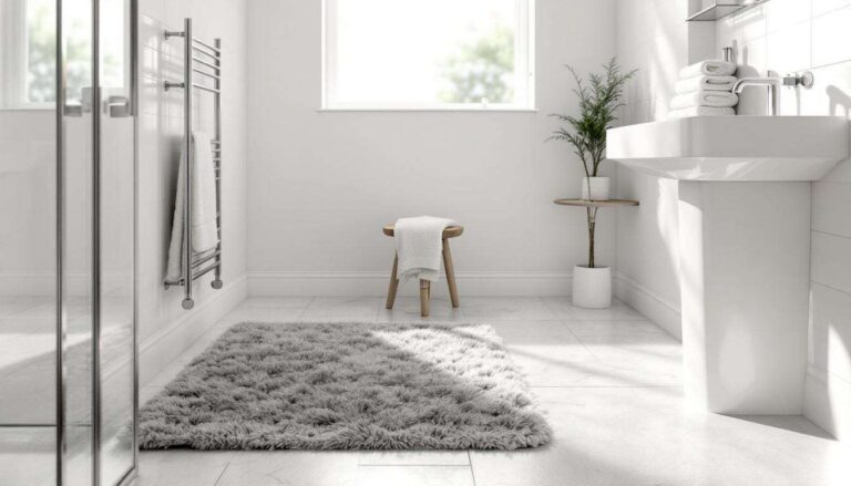 Je ne supportais plus les tapis mouillés dans la salle de bain : cette solution a franchement révolutionné mon quotidien
