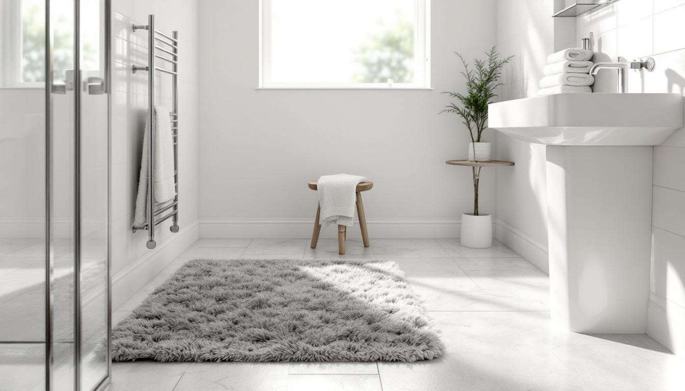 Je ne supportais plus les tapis mouillés dans la salle de bain : cette solution a franchement révolutionné mon quotidien
