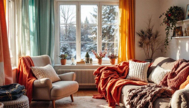 Comment habiller nos maisons pour l'hiver avec nos vieux vêtements?