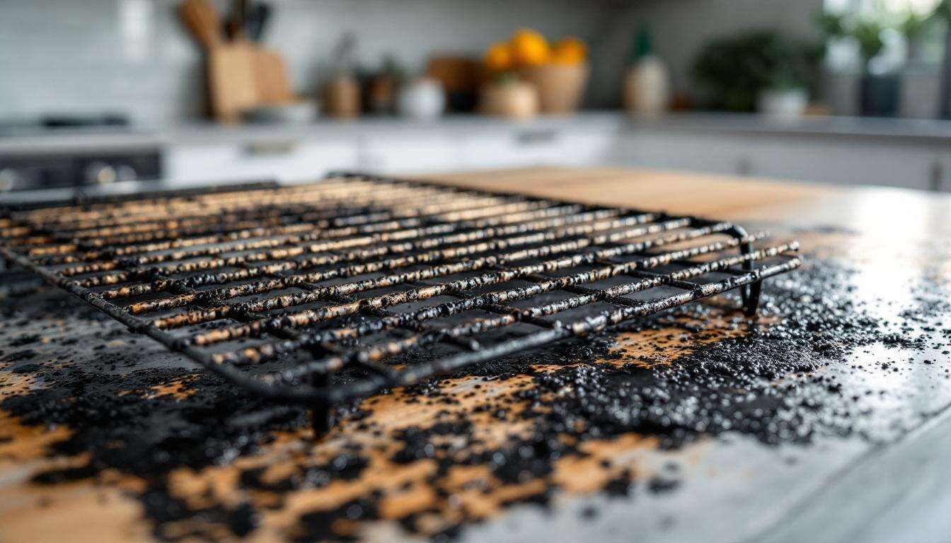 Grilles de four noircies : la méthode inratable et sans effort qui va vous réconcilier avec leur nettoyage