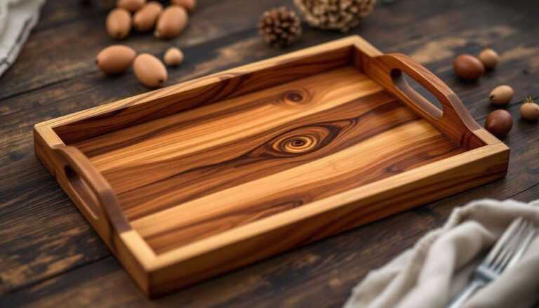 « On m’a toujours dit que le bois noble coûtait cher » Ce plateau à moins de 9 € prouve le contraire