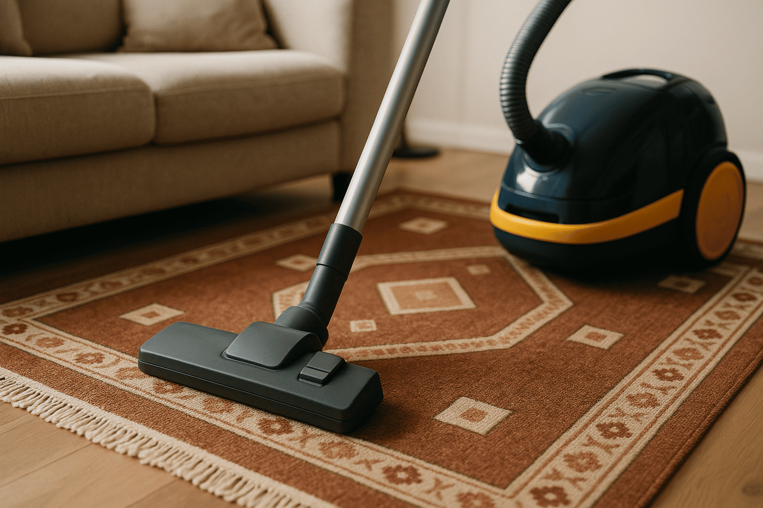 aspirateur sur un tapis
